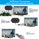 Indoor Television 980 Miles Signal Amplifier FREE HD TV Program Antenna for Life