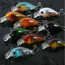 5pcs Plastic Set of Fishing Lures Bass China CrankBait Hard Crank Bait 4.5cm/4g