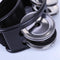 Foot Tambourine Percussion with Steel Jingles for Cajon & Guitar Players bl