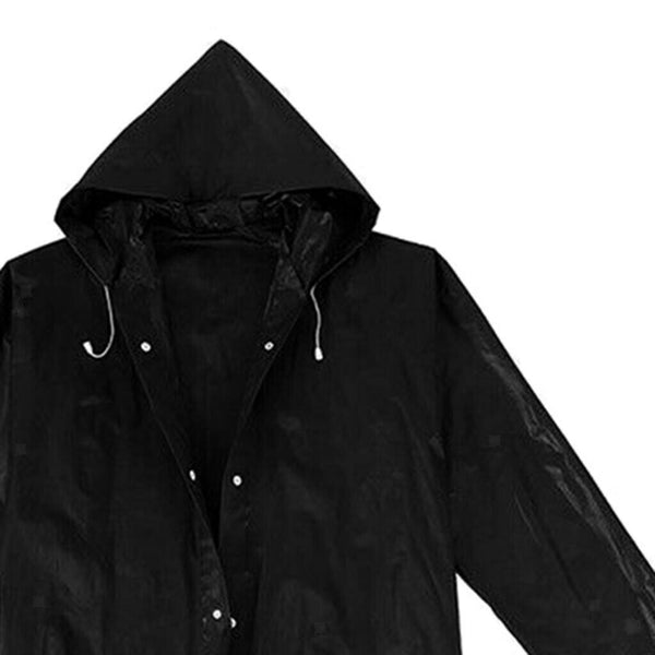 Outerwear Poncho EVA Rain Coat Waterproof Raincoat Hooded Jacket for Outdoors