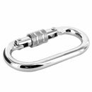 Carbon Steel Climbing Carabiner Screw Lock Hiking Rope . Clip Hook I2V6 E5M7