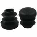 Black Plastic 14mm Diameter Blanking End Caps Round Tube Insert 10 Pcs K2T1