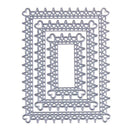 3pcs/Set DIY Square Metal Cutting Dies Scrapbooking Embossing Stencil Decor