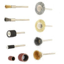 98Pcs Steel Wire Brush Polishing Wheel Kit Sandpaper Ring Electric Tool Acc S5T7