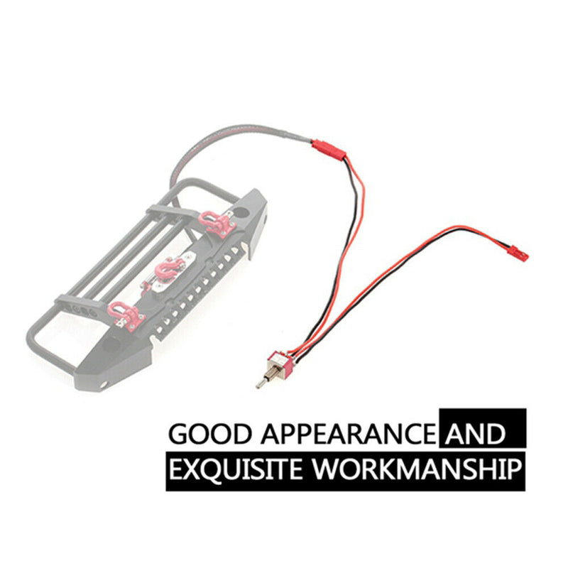 RC Car Accessories Metal Chassis Mounted Winch Switch Line for RC Traxxas