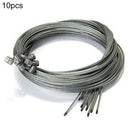 10Pcs 1.75M Road Bike Bicycle Brake Inner Wire Cable Line Stainless Steel Intrig