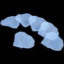 100 Light Blue Large Premium Silk Rose Petals