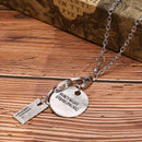 Punk Gothic Women Girls Round Metal Lock Pendant Chain Necklace Jewelry Gi BX