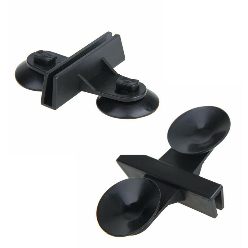 10pcs Black Plastic Divider Sheet Holder Suction Cup for Aquarium Fish Tank .