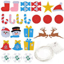 3.2Ft Creative Felt Christmas Tree with 26 Pcs Ornaments Christmas Wall Han