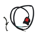 Universal Stop Horn Button 7/8" 22mm Handlebar Kill Switch For ATV Pit Universal
