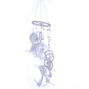 White Polycyclic Dream Catcher Feathers  Wall Hanging Home Car Decor