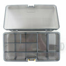 Plastic Dual Layer Waterproof Fishing Tackle Box Lures Bait Storage Case Co