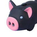 Cute Pig Keyring Keychain LED Light Touching with Sound Car Bag Pendant Cha C4Y1