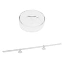 2 Pieces Shrimp Feeding Food Dish Tray Feeder and Feeding Tube 450MM with