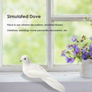 12pcs Artificial Foam Feather Simulated Pigeon DIY Craft Wedding Home Decor