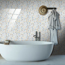 10pcs Ceramic Tile Stickers Set Decorative Wall Decals for Kitchen (TS265) A