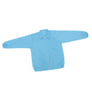 Protective Suit Dustproof Anti-Static Clothes Workwear Jacket Lapel XL Blue