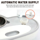 Dog Cat Water and Food Bowl Set, No-Spill Detachable Automatic Water Dispen P3C3