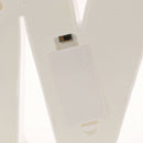 White Large Plastic Marquee Freestanding Alphabet LED Light UP Letters M