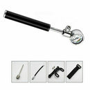 Bicycle Pump With Gauge High Pressure Meter Shock Hand Bike Air Inflator Alloy
