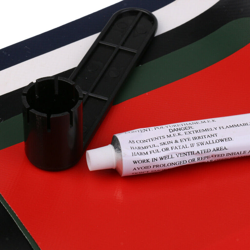 8 Pieces/ Set Portable Durable Useful Inflatable Boat Kayak Repair Kit PVC Patch