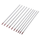 10Pcs Red Color Code 2.4x150 Thorium Tungsten Electrode Head Tungsten Needl
