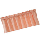 3Pcs Pink Rod Pocket Short Tier Curtains Panels Half Drapes for Bathroom