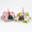 Hamster Rabbit Chinchilla Squirrel Tent Teepee House Sleeping Cave Bed S