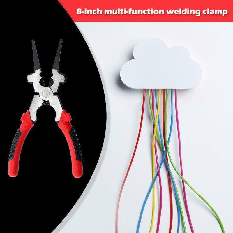Multi-purpose MIG Welding Pliers Carbon Steel Anti-slip Handle Clamp Forcep A