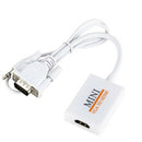 VGA Male To HDMI Output 1080P HD + Audio TV AV HDTV Video Cable Converter  CXY