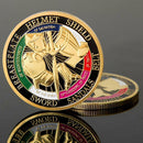 Guard Of God No. 2 Round Commemorative Coins God's Armor Collection Gifts