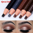 4pcs/set Microblading Tattoo Eyebrow Pencil Long Lasting Eye Brow Makeup Pencil