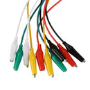 10pcs Crocodile Clips Test Leads in 5 Colors Each Wire Length 50CM