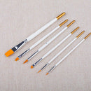 6pcs/lot Artist Acrylic Painting Brushes Set Oil Watercolor Paint Brush Good Del