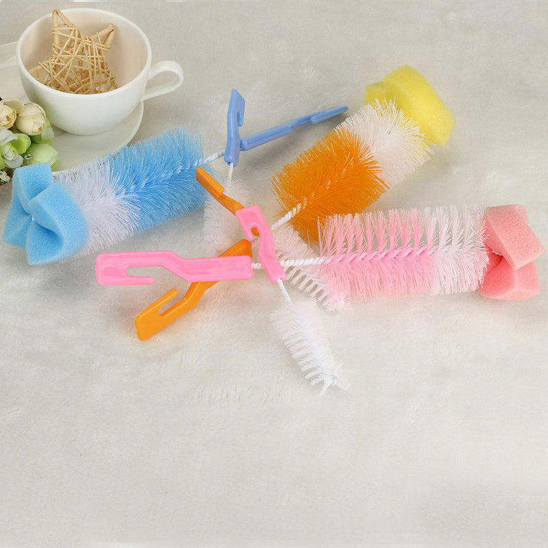 2Pcs Baby Bottle Brush Scrubbing Kitchen Cleaner For Washing Cleaning Products