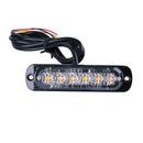 Lamadaled 6LED Strobe Light Motorcycle Flash Lights Side Lamp Warning Light