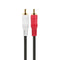 Dual RCA to Dual Mono 6.35mm Male Audio Cable 2RCA to 2 6.5 DVD Mixer (2m)