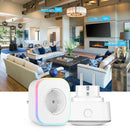 EU Smart WIFI Socket Plug LED APP Timing Voice Remote Control Alexa Google Home