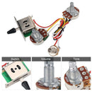 Electric Guitar Wiring Harness Prewired Kit 3 Way Toggle Switch 500K Pots 1T1V