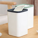 Waste Bin Small Trash Can Mini Desktop Ashcan Tabletop Trashbox For Desk Ca J9D2