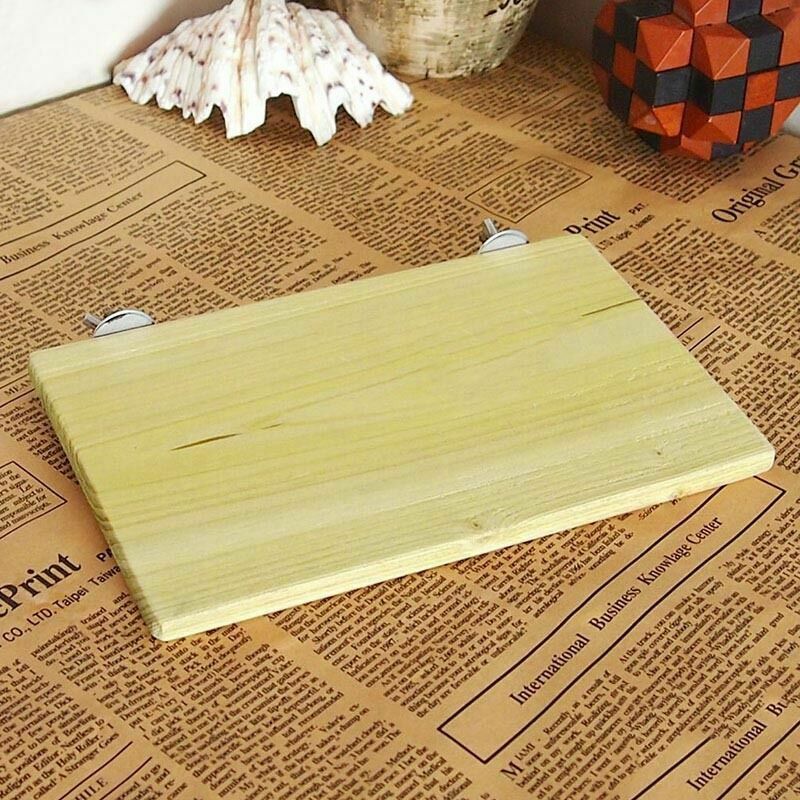 Wooden Cockatiel Parrot Bird Cage Perches Stand Platform-Pet Budgie Hanging G3R8