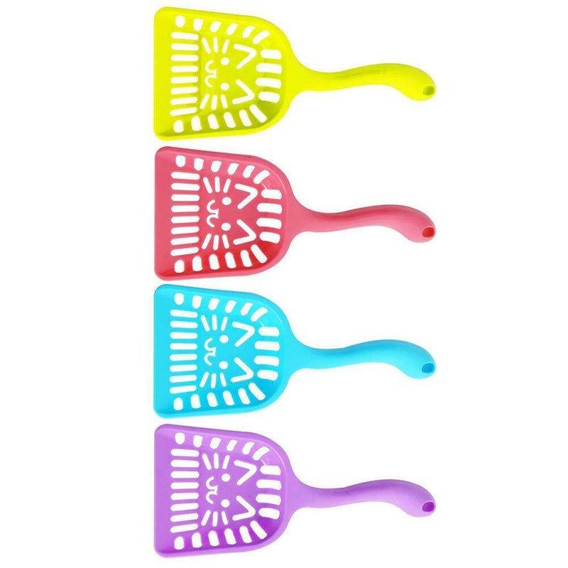 Pet Dog Cat Litter Shovel Plastic Universal Scoop Clean Tool Random Color