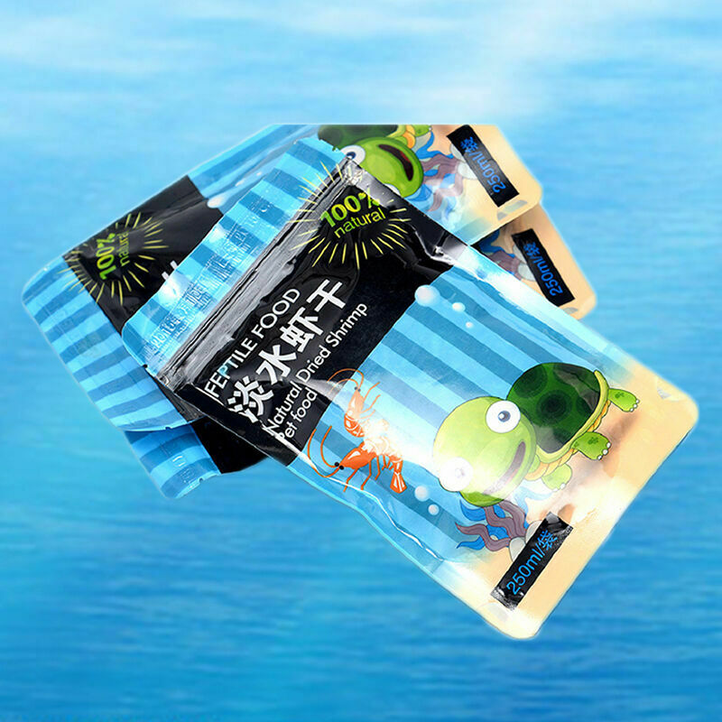 250ml Natural Shrimp Cocktail Turtle & Terrapin Food Fish Koi Reptile Supp B5I0
