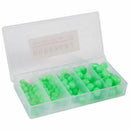 100pcs Oval Soft Luminous Fishing Beads Sea Fishing Lure Floating Float Tac V1I6