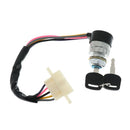 Universal Ignition Switch 5 Wire Type on off W/ 2 Keys Car Trike Motorcycle