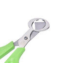 Stainless.Steel Blade Egg Quail Scissor Clipper Cracker Opener Cigar Cutter Tool