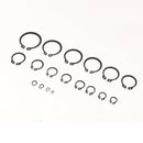 300 Pieces External C-Clips Retaining Ring Snap Rings Assortment Kit 18 Size