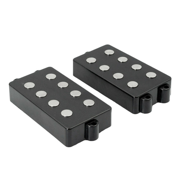Pack of 2 Black 4 String Bass Humbucker Pickups Musical Instruments Parts DIY
