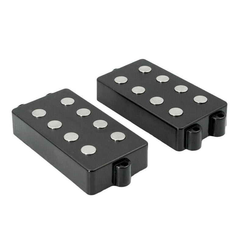 Pack of 2 Black 4 String Bass Humbucker Pickups Musical Instruments Parts DIY